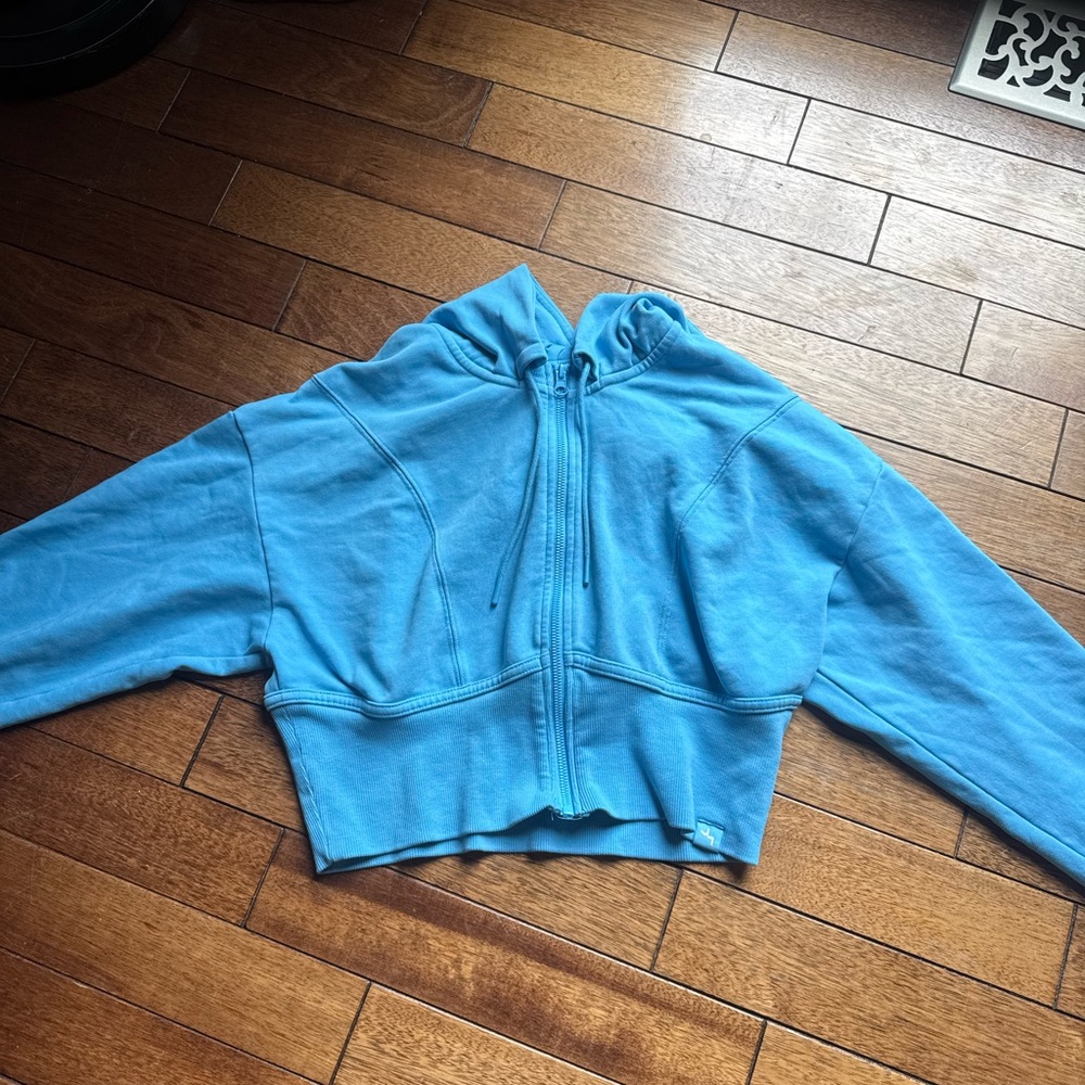 (BOGO) Blue Cropped Hoodie